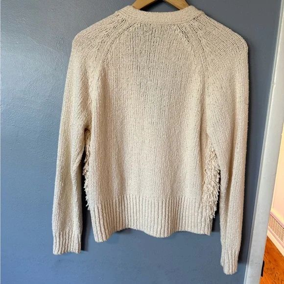 Madewell Women's Cream Button-Up Sweater - Picture 5 of 5